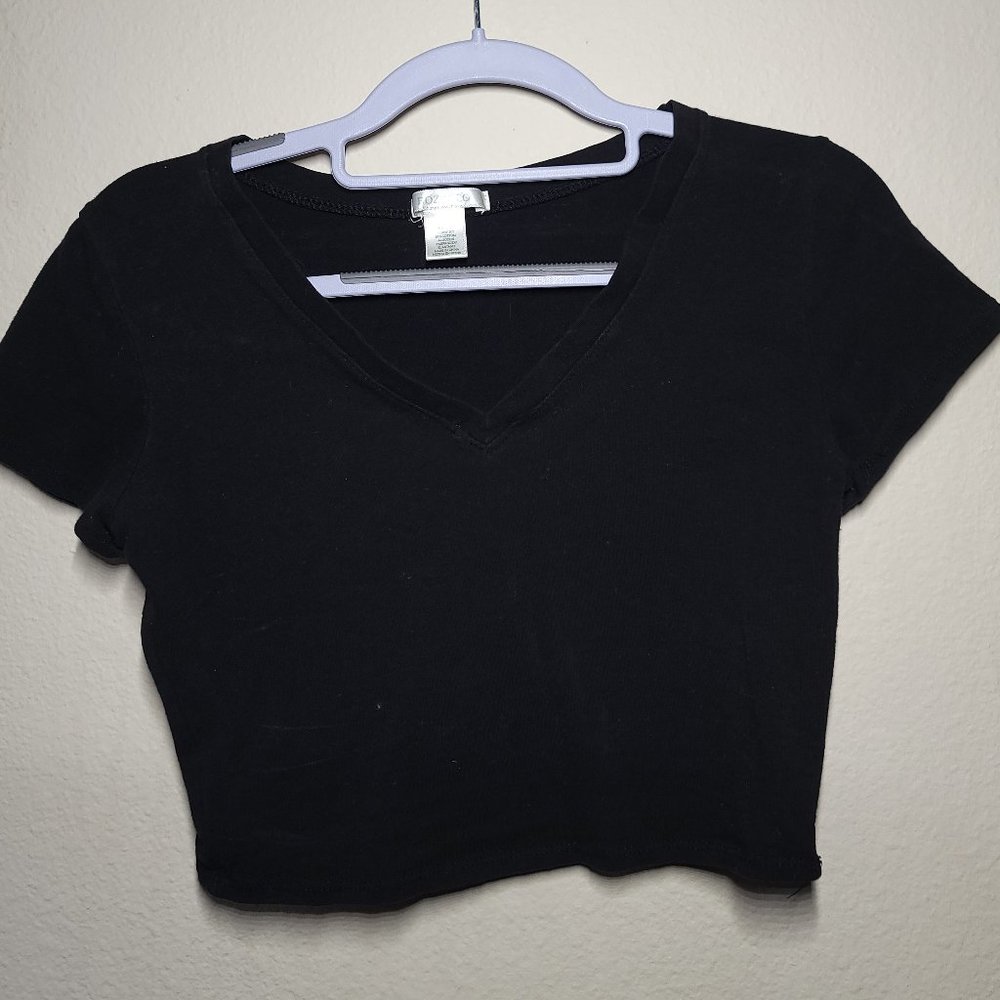 Black Crop Top